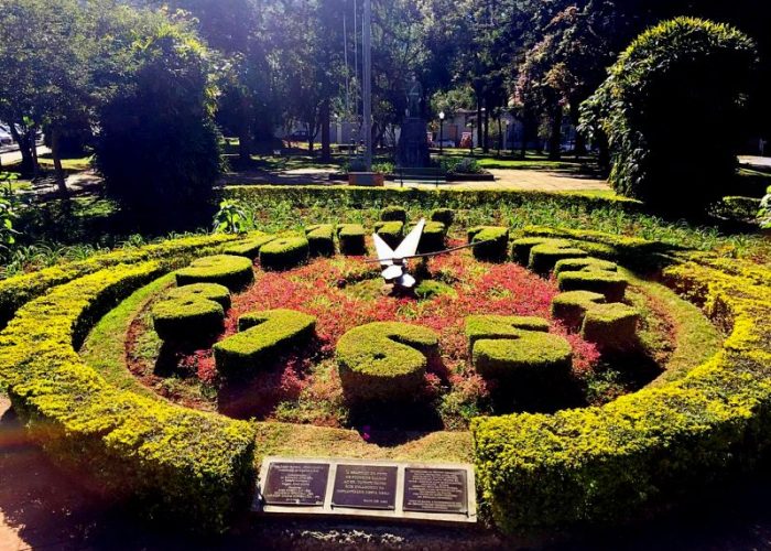 Relógio floral
